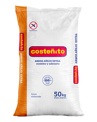 Arroz Costeñito Añejo Saco 50Kg