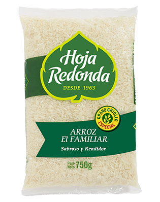 Arroz Hoja Redonda Familiar 750g