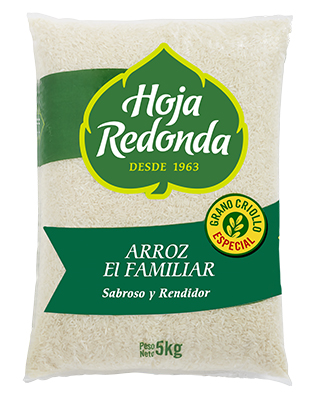 Arroz Hoja Redonda Familiar 5kg