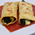 Crepes de Queso y Espinaca
