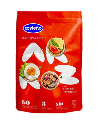 Galletas de arroz Costeño Tomate Intenso 150g