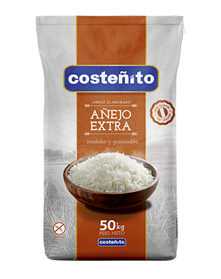 Arroz Costeñito Extra Añejo Saco 50Kg