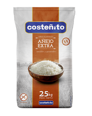 Arroz Costeñito Añejo Extra Saco 25Kg