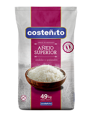 Arroz Costeñito Superior Añejo Saco 49Kg