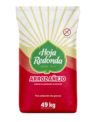 Arroz Hoja Redonda Añejo Superior Saco 49Kg